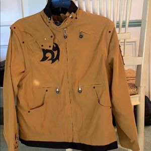 Jamie Sadock matching golf jacket and pants